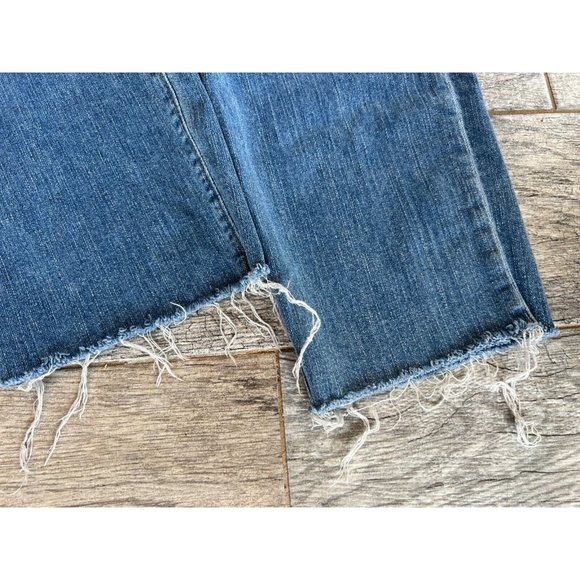 Madewell The Perfect Vintage Jean size 32 Distressed destroyed Stretch Fray - Picture 6 of 10